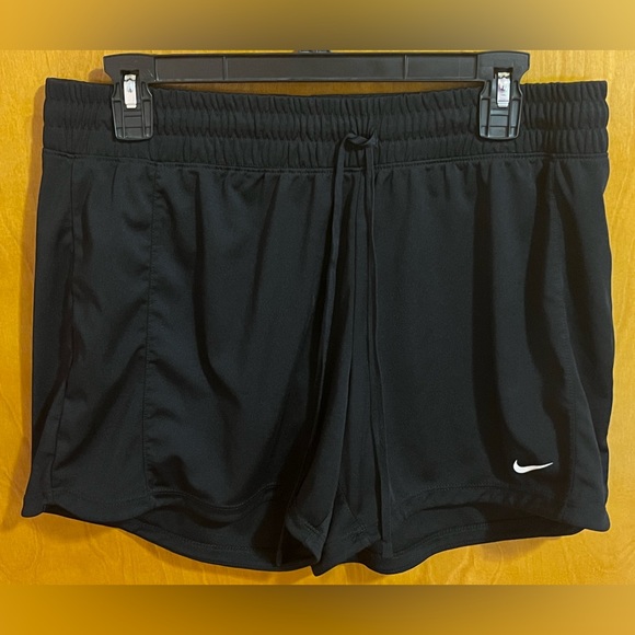 Nike Women's Large Black Running Shorts with Drawstring - Picture 1 of 11